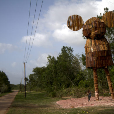 Wouter Klein Velderman, 'Monument For Transition', 2011, hout, 320 x 250 x 1500 cm, Moengo, Suriname.