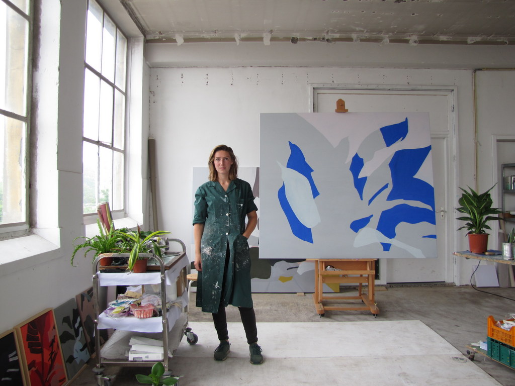 Liesbeth Piena in haar atelier.